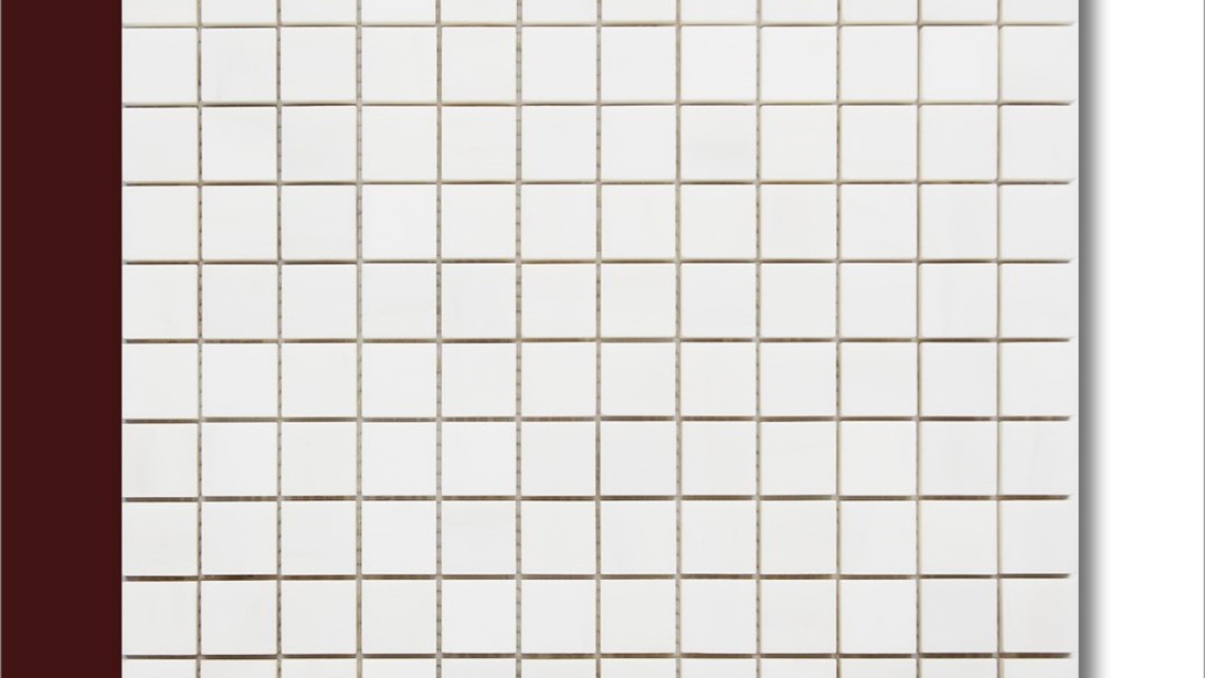 Glacier White, Polished, Piece Size 2,5cm x 2,5cm