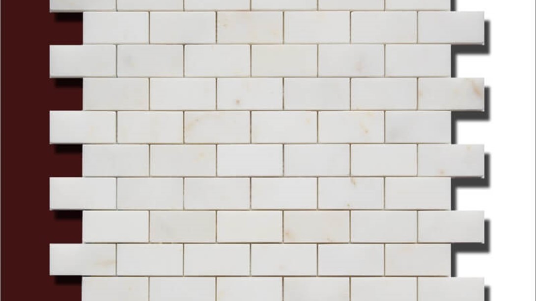 Afyon White, Polished, Piece Size 2,5cm x 5cm