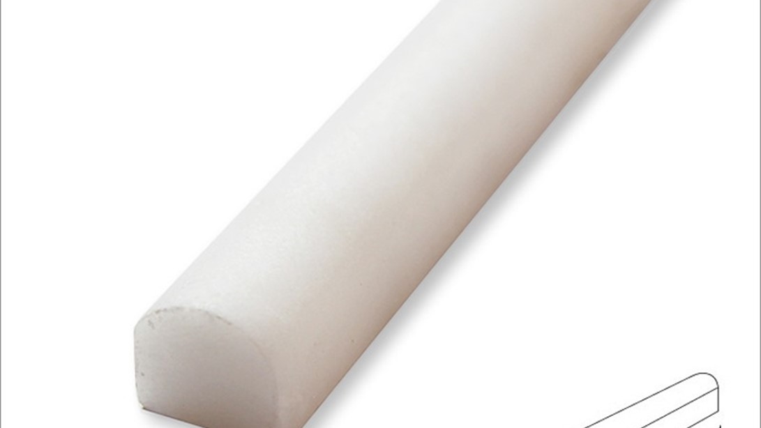 Afyon White, Pencil, Polished, Moulding