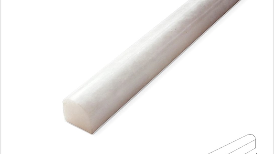 Bianco Deco, Pencil, Polished, Moulding