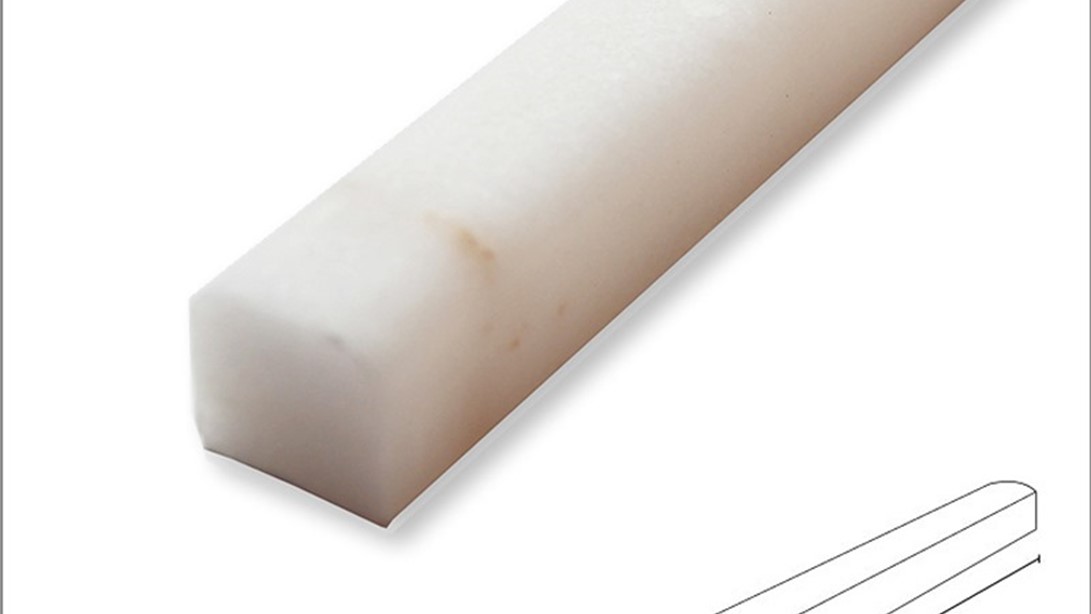 Afyon White, Trecia, Polished, Moulding