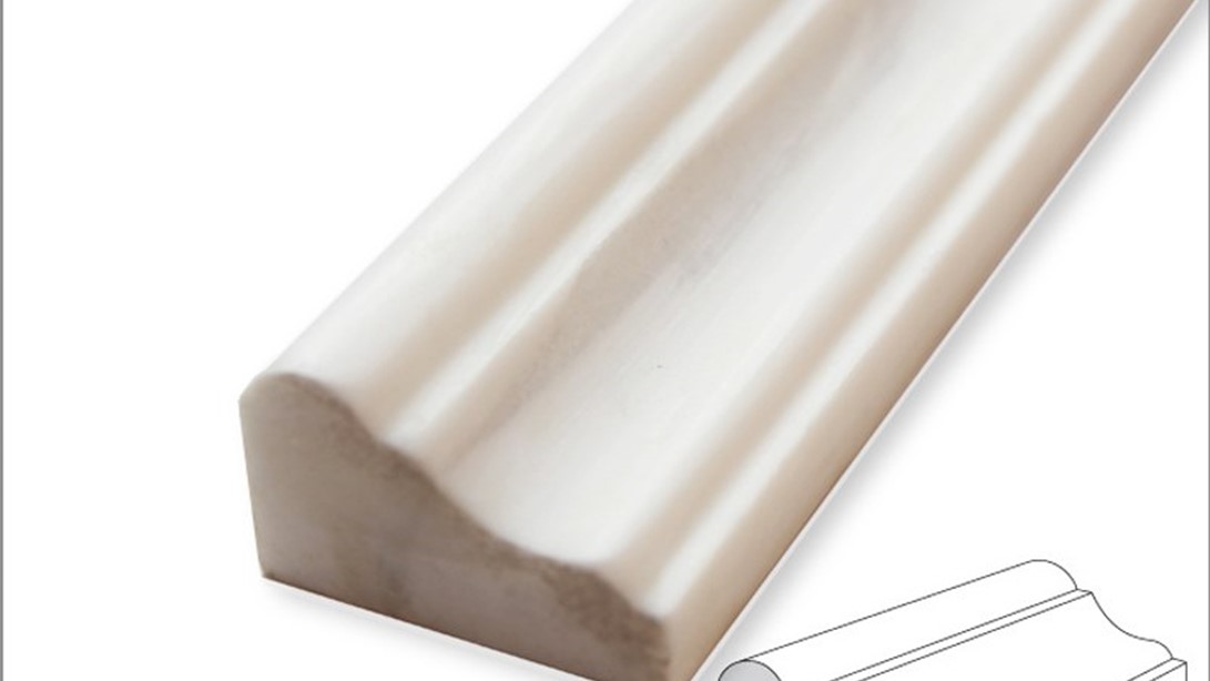 Glacier White, Cornice, Polished, Moulding