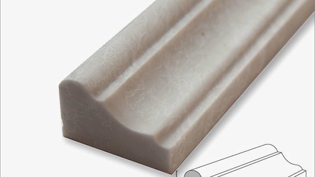 Ice Grey, Cornice, Honed, Moulding